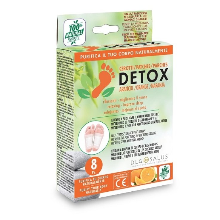 CEROTTI DETOX PIEDI ARANCIO8PZ