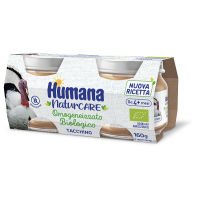 HUMANA OMOG TACCHINO BIO 2X80G HUMANA OMOG TACCHINO BIO 2X80G