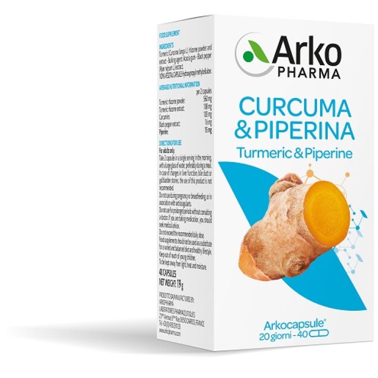 ARKO CURCUMA+PIPERINA 40CPS