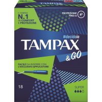 TAMPAX & GO SUPER 18PZ 3GTT(BLU)