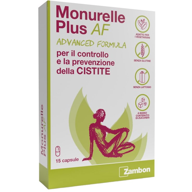 Monurelle Plus AF 15 Capsule - Integratore per il Benessere delle Vie Urinarie