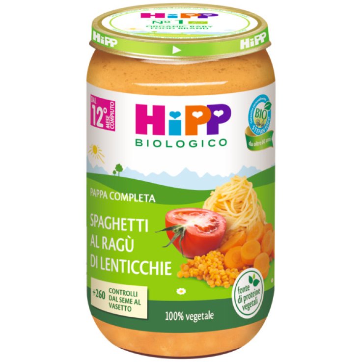 HIPP BIO PAPPA SPAGHET/RAGU/LENT