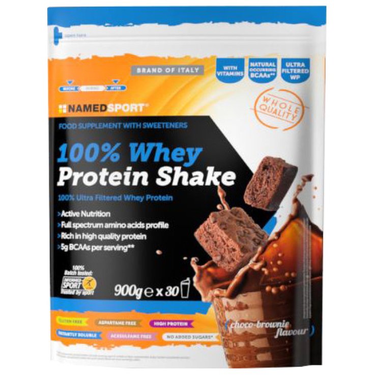 Named Sport 100% Whey Protein Shake Choco Brownie 900g