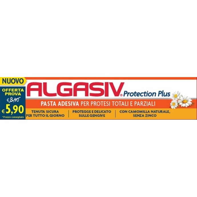 Algasiv Protection Plus Pasta adesiva per protesi dentali 40 g PROMO