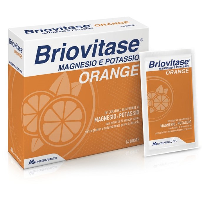 Briovitase Orange Integratore Arancia Magnesio e Potassio 14 Bustine