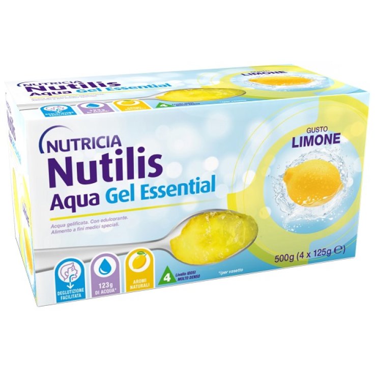 NUTILIS AQUA GEL LIMONE 4X125GR