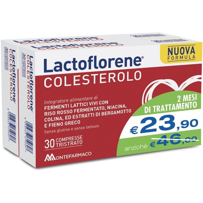 Lactoflorene Colesterolo Bipack 30 Compresse + 30