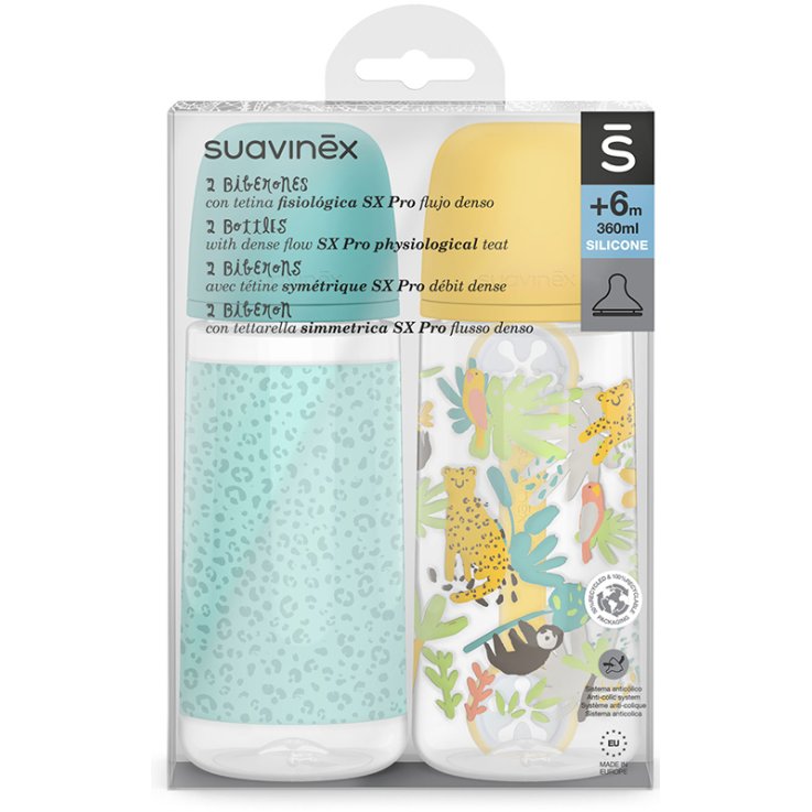 SUAVINEX PACK 2BIB 360 JUNG AZ