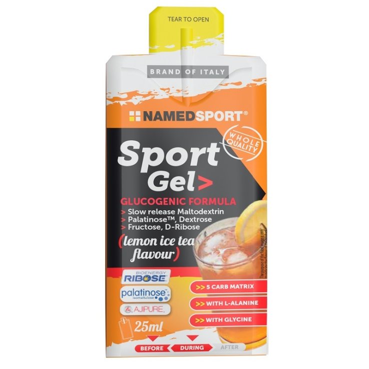 NSP SPORT GEL LEMON ICE TEA 25ML