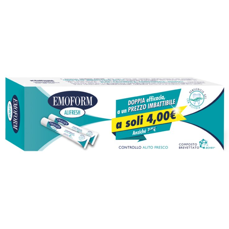Emoform Alifresh Dentifricio Promo Confezione 2X75 Ml