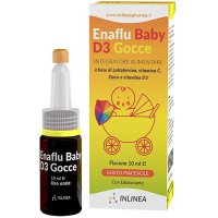 Enaflu Baby D3 Gocce 10ml - Integratore di Vitamina D3 per Bambini