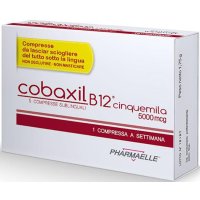 Cobaxil B12 5000 mcg 5 integratore alimentare di B12 compresse sublinguali 