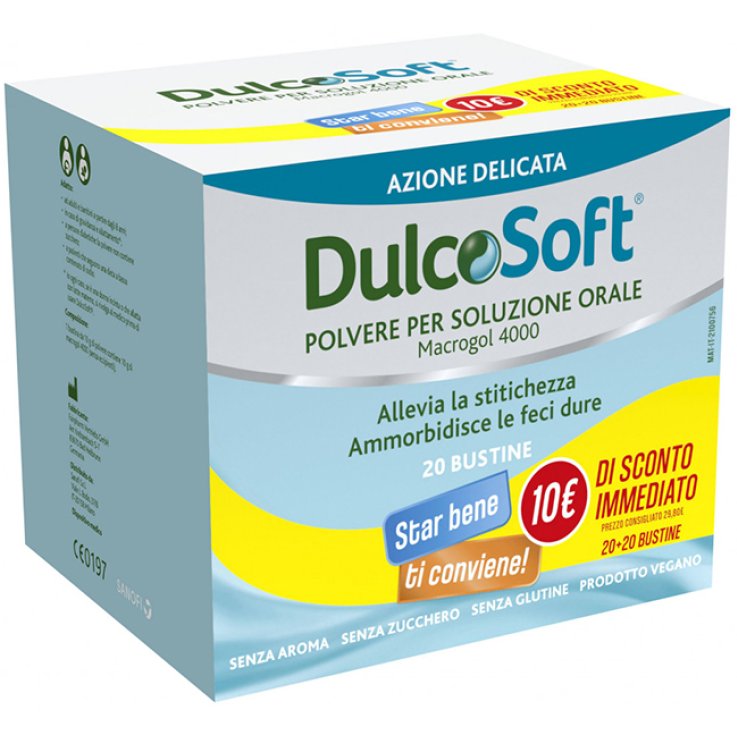 DULCOSOFT 20BUST BIPACK 1+1