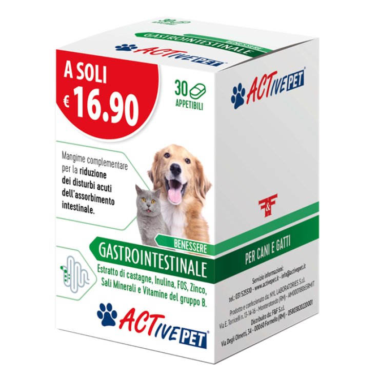 V ACTIVE PET GASTROINTEST 30CPR