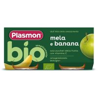 OMOG PLASMON BANANA MELA BIO 2X8