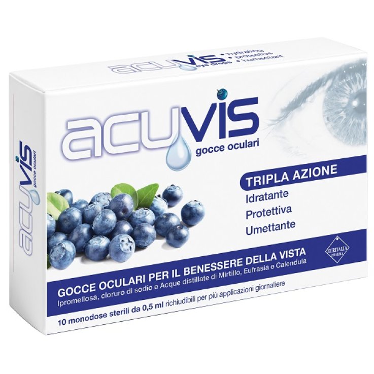 Acuvis Gocce Oculari - Confezione da 10 flaconcini monodose