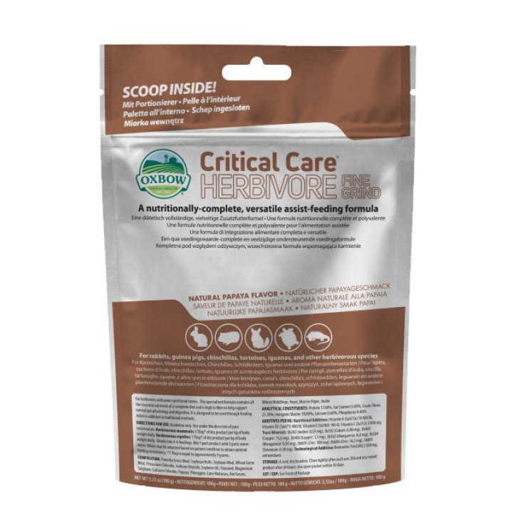 OXBOW CRITICAL CARE FINE 100G