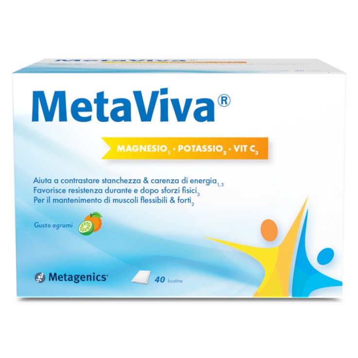 METAVIVA MG K VIT C 40BST