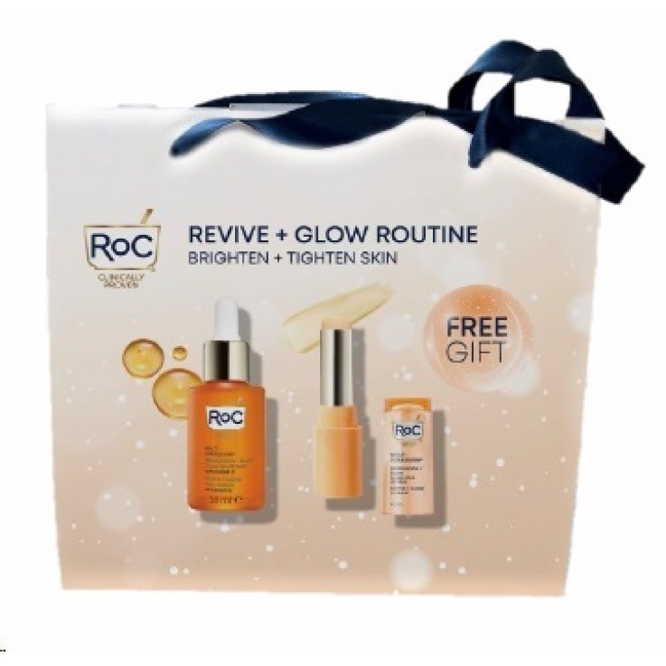 Roc Cofanetto Regalo Multi Correxion Revive + Glow Siero e Balsamo Occhi