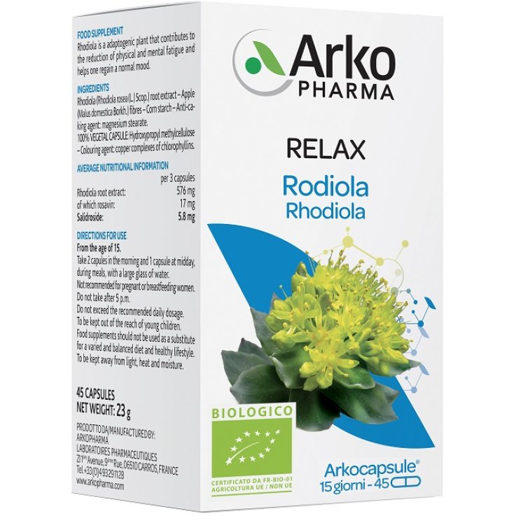 ARKO RODIOLA BIO 45CPS