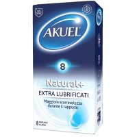 AKUEL Natural+ExtraLubr. 8pz
