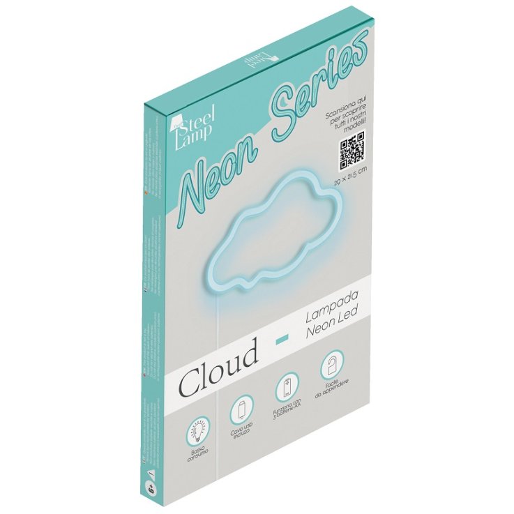 THE STEEL LAMP NEON CLOUD