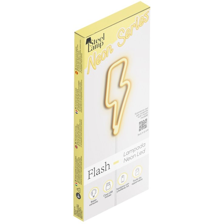 THE STEEL LAMP NEON FLASH