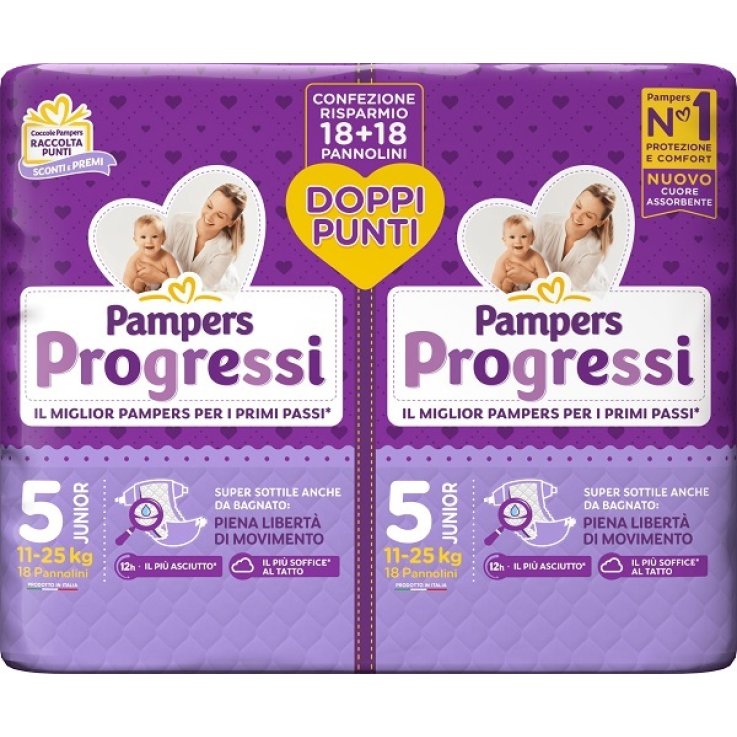 PAMPERS PROG.5 JUN 11-25KG 36PZ