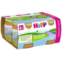 HIPP OMOG SALMONE/VERD 4X80G