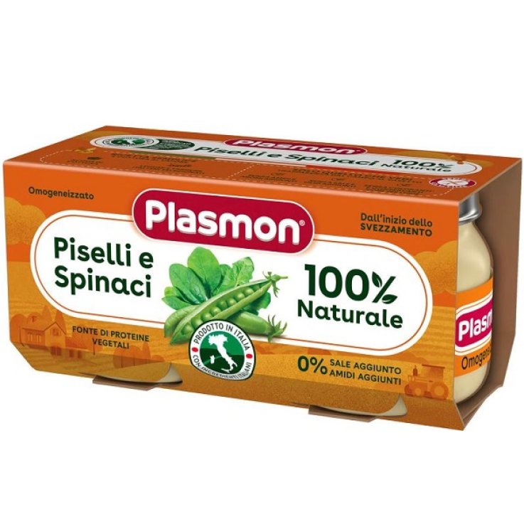 OMOG PLASMON PISELLI SPINACI 2X8