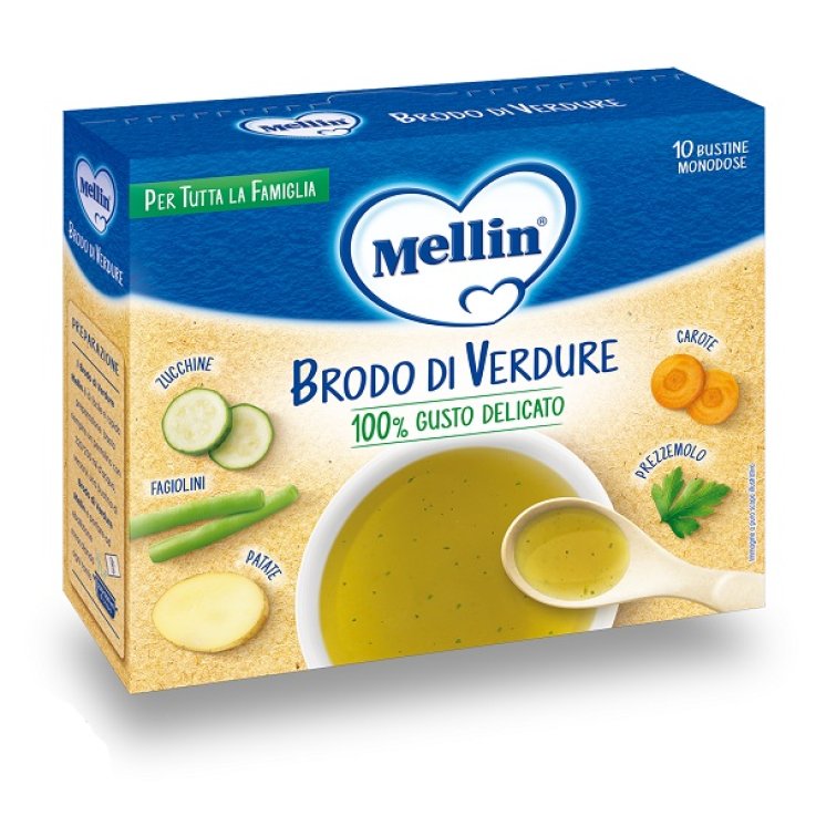 MELLIN BRODO VERDURE 10X8G