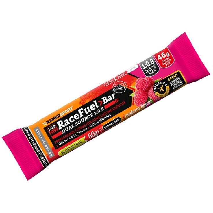 RACE FUEL BAR RASPBERRY 60G NAME