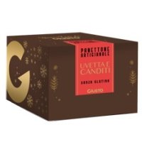 GIUSTO PANETTONE UVET/CAND 600G GIUSTO PANETTONE UVET/CAND 600G