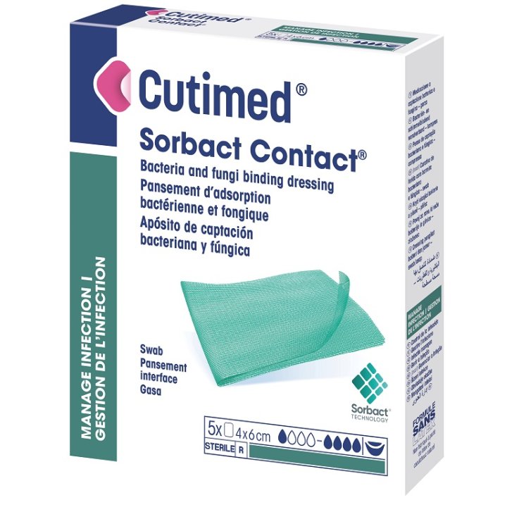 CUTIMED Sorbact Med.cm 4x6 5pz