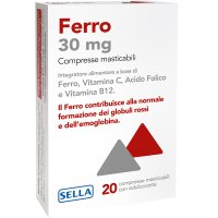 FERRO 30mg 20 Cpr SELLA