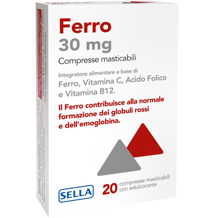 FERRO 30mg 20 Cpr SELLA