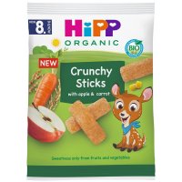 HIPP CRUNCHY STK MELA/CAROT 30GR HIPP CRUNCHY STK MELA/CAROT 30GR