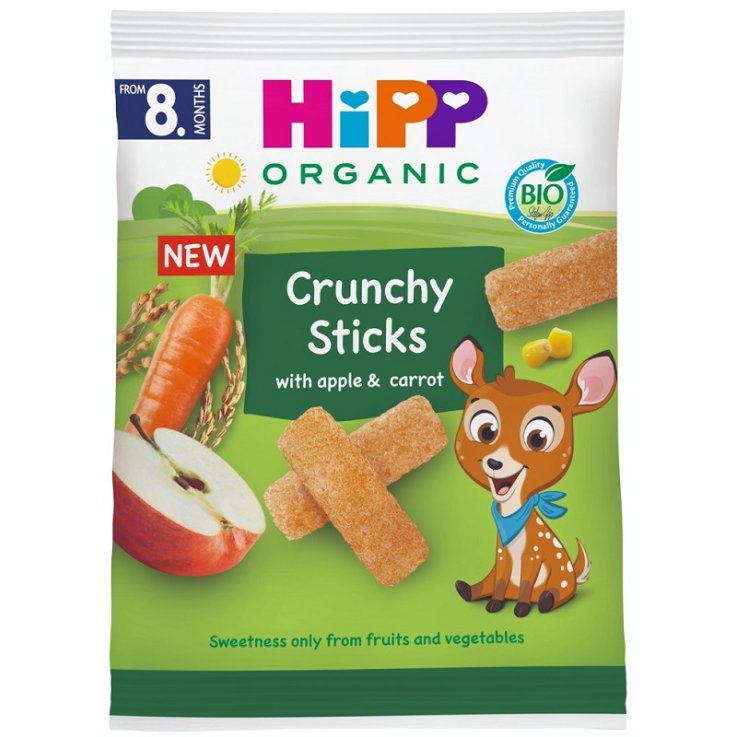 HIPP CRUNCHY STK MELA/CAROT 30GR