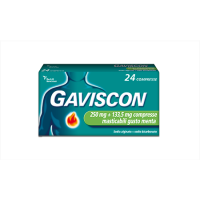 GAVISCON*24CPR MENT250+133,5MG