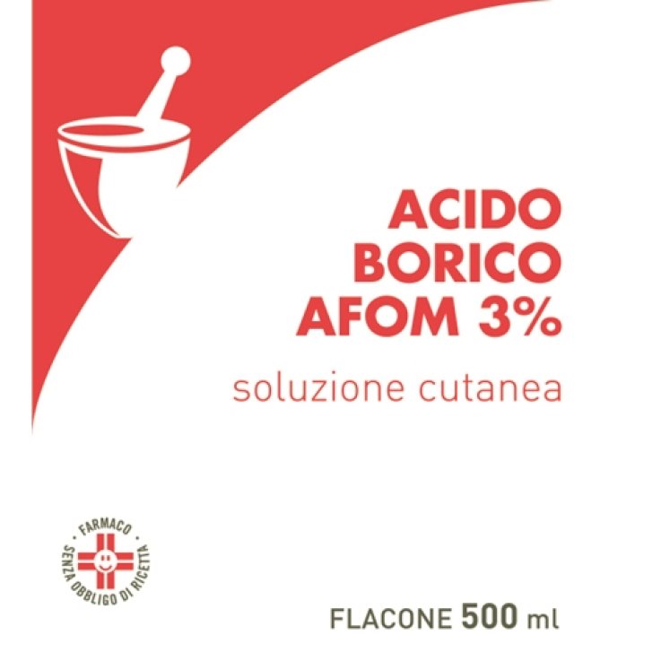 ACIDO BORICO AFOM*3% 500ML