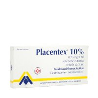 PLACENTEX*SOL CUT 10F 0,75MG