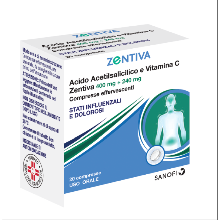 ACIDO ACETILS VIT C ZEN*20CPR