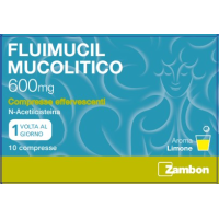 Fluimucil Mucolitico 10 Compresse Effervescenti 600 Mg