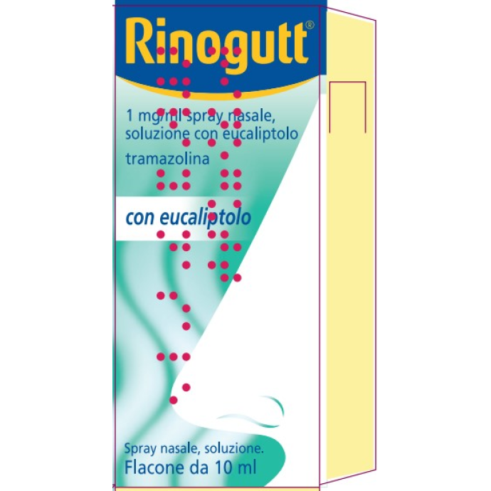 Rinogutt Spray Nasale 10ml Eucalipto - Benessere delle Vie Respiratorie