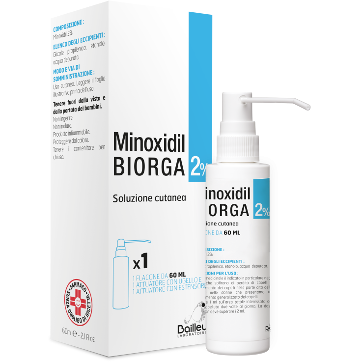 MINOXIDIL Sol.Cut.2%60mlBIORGA