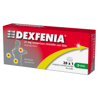 DEXFENIA*20CPR RIV 25MG DEXFENIA*20CPR RIV 25MG