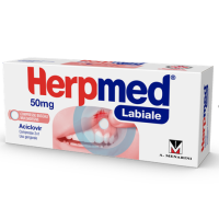 HERPMED LABIALE*2CPR BUCC 50MG